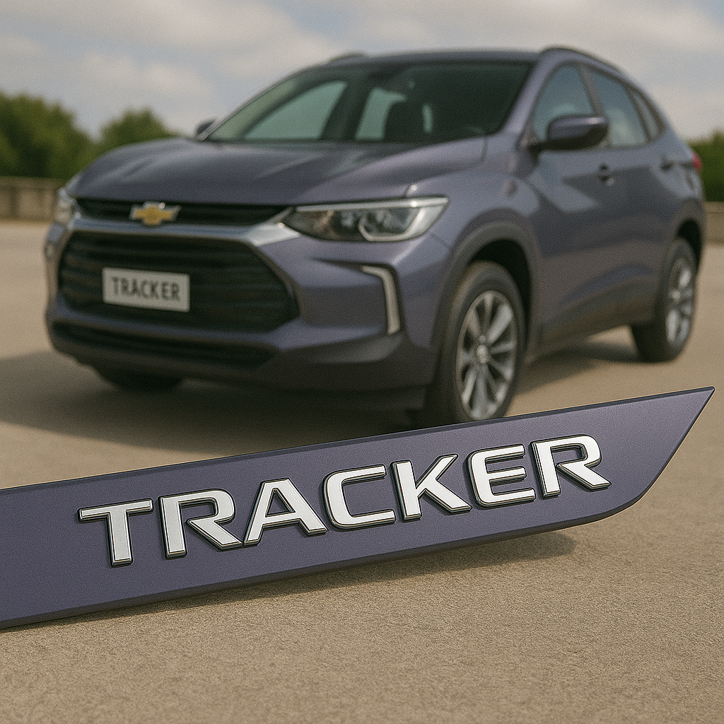Frisos Laterais Chevrolet TRACKER 2020 a 2025 – Modelo Ponta Facão em Todas as Cores