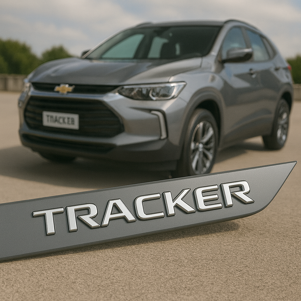 Frisos Laterais Chevrolet TRACKER 2020 a 2025 – Modelo Ponta Facão em Todas as Cores