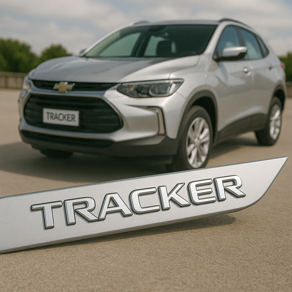 Frisos Laterais Chevrolet TRACKER 2020 a 2025 – Modelo Ponta Facão em Todas as Cores