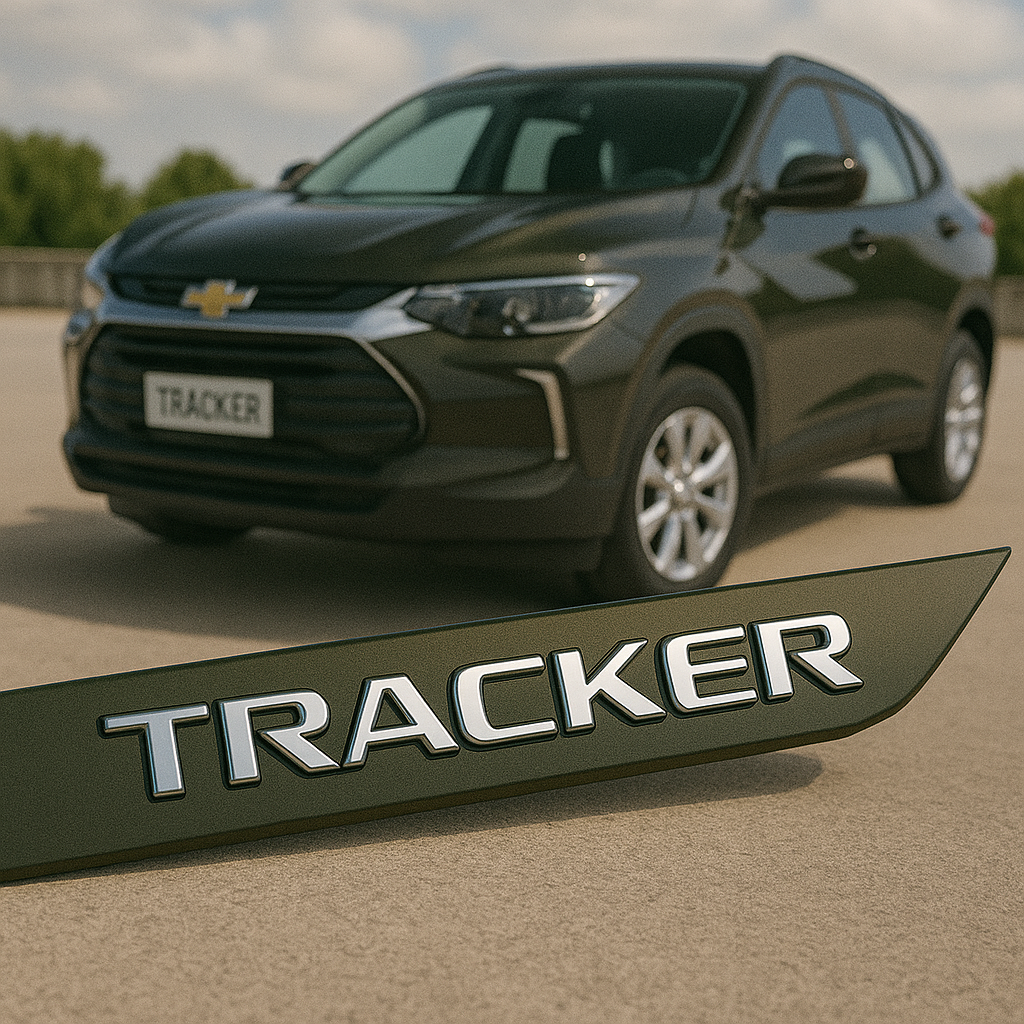 Frisos Laterais Chevrolet TRACKER 2020 a 2025 – Modelo Ponta Facão em Todas as Cores