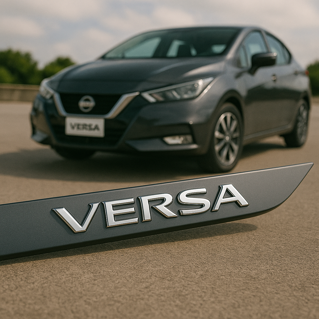 Frisos Laterais Nissan VERSA 2015 a 2025 – Modelo Ponta Facão em Todas as Cores