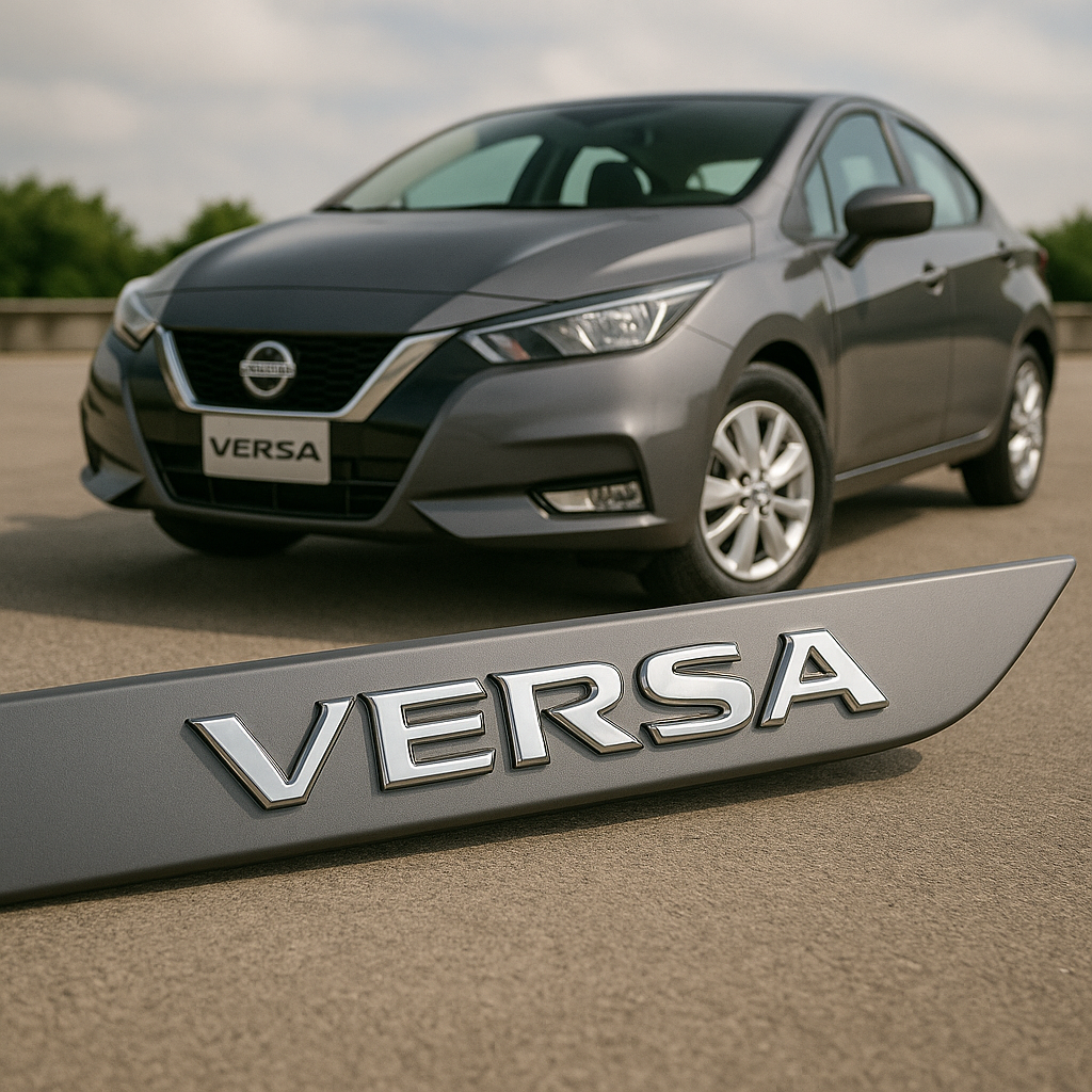 Frisos Laterais Nissan VERSA 2015 a 2025 – Modelo Ponta Facão em Todas as Cores