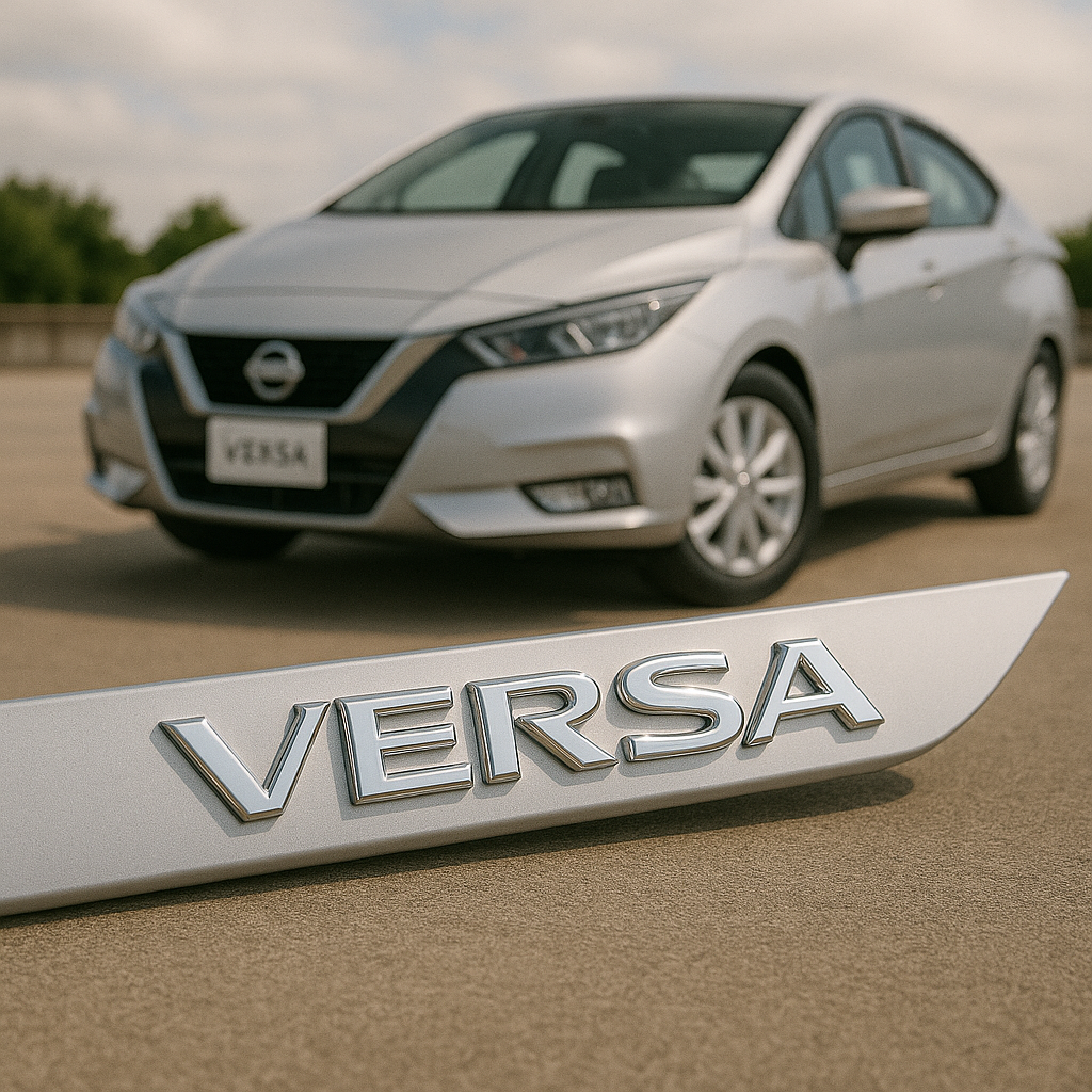 Frisos Laterais Nissan VERSA 2015 a 2025 – Modelo Ponta Facão em Todas as Cores