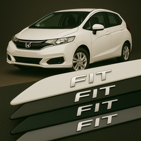 Frisos Laterais Honda NEW FIT 2009 a 2022 – Modelo Ponta Facão em Todas as Cores