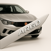 Friso Lateral - Fiat ARGO   Prata Bari  ¨2017 a 2025¨ . ( Ponta Facão )
