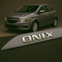Frisos Laterais Chevrolet ONIX 2013 a 2019 – Modelo Ponta Facão em Todas as Cores