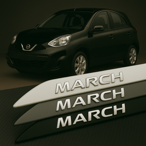 Frisos Laterais Nissan MARCH 2011 a 2020 – Modelo Ponta Facão em Todas as Cores