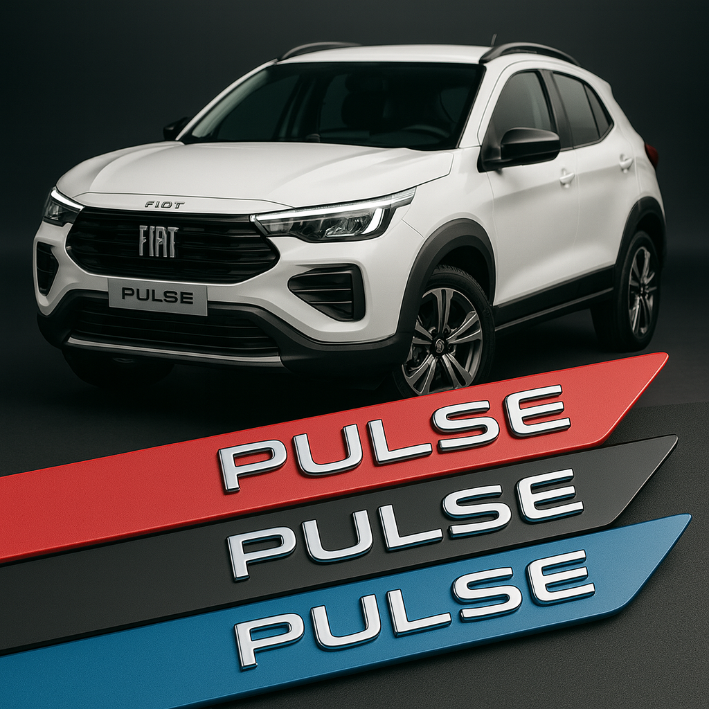 Frisos Laterais Fiat PULSE 2021 a 2025 – Modelo Ponta Facão em Todas as Cores