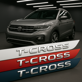 Frisos Laterais Volkswagen  T-CROSS 2019 a 2025 – Modelo Ponta Facão em Todas as Cores