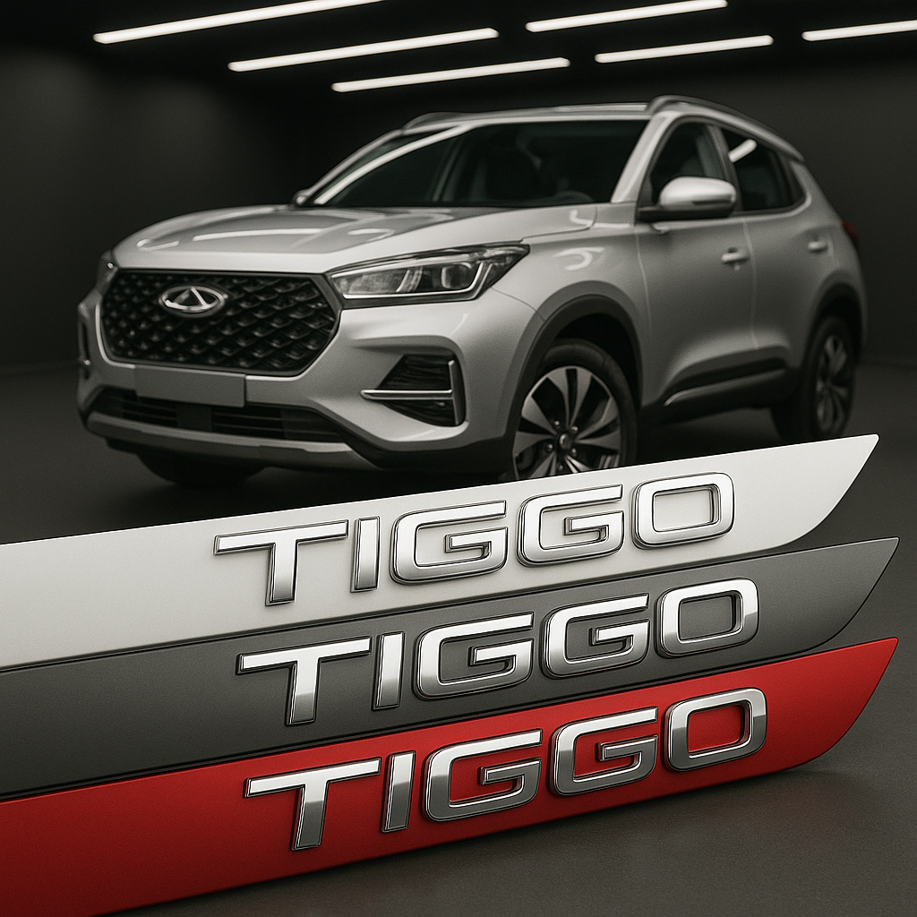 Frisos Laterais TIGGO 2018 a 2025 -(Todos Modelo)Ponta Facão em Todas as Cores