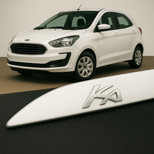 Frisos Laterais Ford KA 2014 a 2021 – Modelo Ponta Facão em Todas as Cores