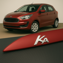 Frisos Laterais Ford KA 2014 a 2021 – Modelo Ponta Facão em Todas as Cores
