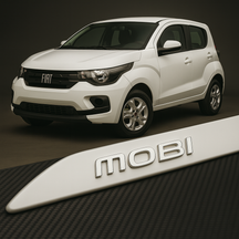 Frisos Laterais Fiat MOBI 2016 a 2025 – Modelo Ponta Facão em Todas as Cores