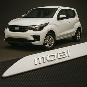 Frisos Laterais Fiat MOBI 2016 a 2025 – Modelo Ponta Facão em Todas as Cores