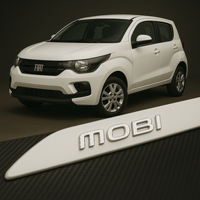Frisos Laterais Fiat MOBI 2016 a 2025 – Modelo Ponta Facão em Todas as Cores