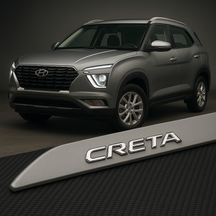 Frisos Laterais Hyundai CRETA 2017 a 2025 – Modelo Ponta Facão em Todas as Cores