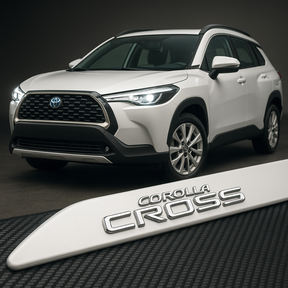 Frisos Laterais Toyota Corolla CROSS 2022 a 2025 – Modelo Ponta Facão em Todas as Cores