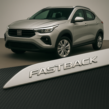 Frisos Laterais Fiat Fastback 2022 a 2025 – Modelo Ponta Facão em Todas as Cores