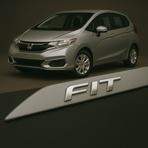 Frisos Laterais Honda NEW FIT 2009 a 2022 – Modelo Ponta Facão em Todas as Cores