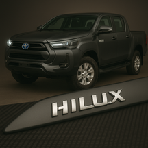 Frisos Laterais TOYOTA HILUX 2006 a 2025 – Modelo Ponta Facão em Todas as Cores