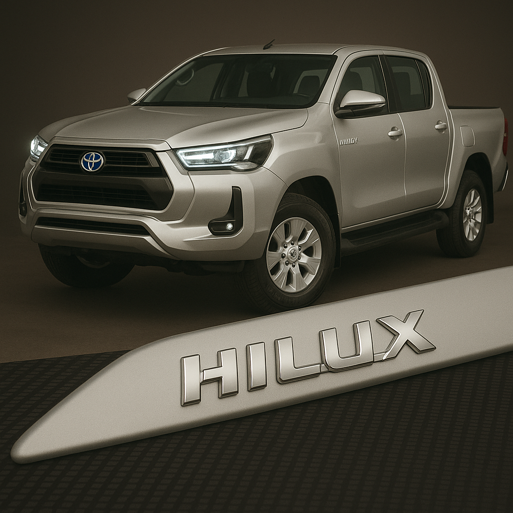 Frisos Laterais TOYOTA HILUX 2006 a 2025 – Modelo Ponta Facão em Todas as Cores