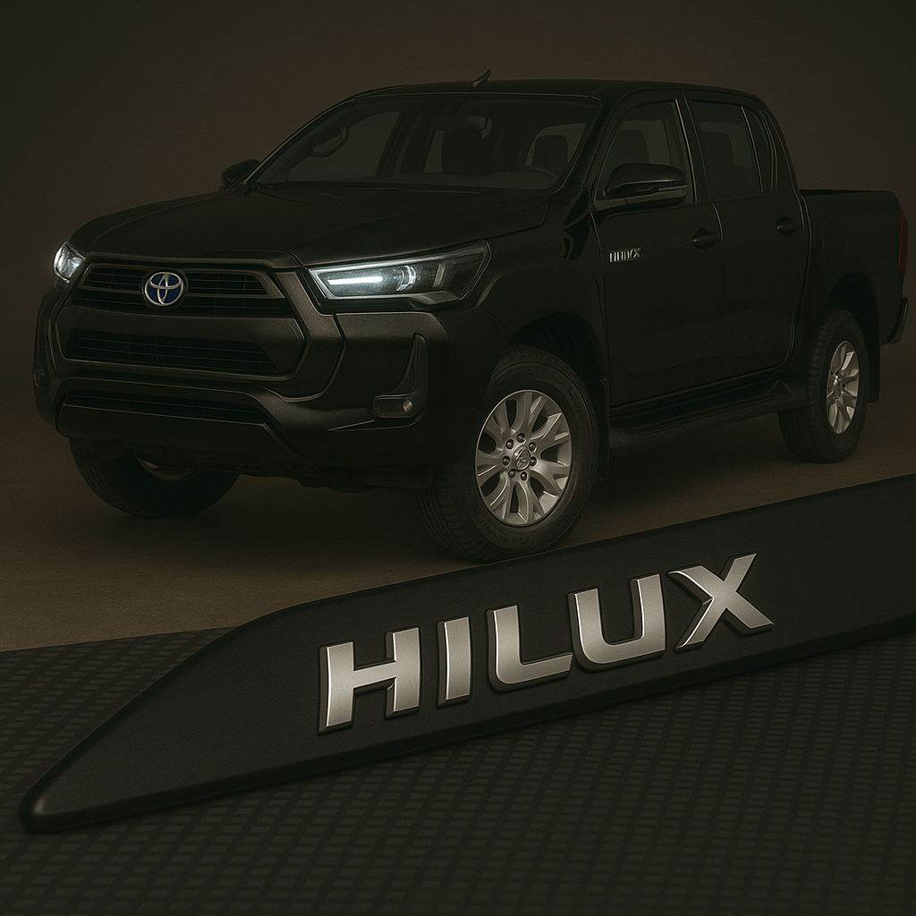 Frisos Laterais TOYOTA HILUX 2006 a 2025 – Modelo Ponta Facão em Todas as Cores