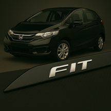 Frisos Laterais Honda NEW FIT 2009 a 2022 – Modelo Ponta Facão em Todas as Cores