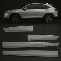 Frisos Laterais Honda HRV 2023 a 2025 – Modelo Original em Todas as Cores