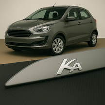 Frisos Laterais Ford KA 2014 a 2021 – Modelo Ponta Facão em Todas as Cores