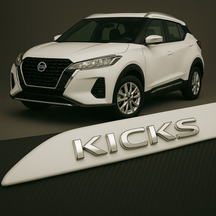 Frisos Laterais Nissan KICKS 2016 a 2025 – Modelo Ponta Facão em Todas as Cores