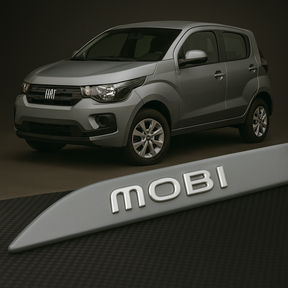 Frisos Laterais Fiat MOBI 2016 a 2025 – Modelo Ponta Facão em Todas as Cores
