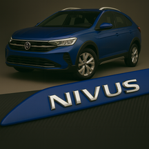 Frisos Laterais Volkswagen NIVUS 2020 a 2025 – Modelo Ponta Facão em Todas as Cores