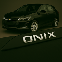 Frisos Laterais Chevrolet ONIX 2020 a 2025 – Modelo Ponta Facão em Todas as Cores