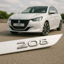 Frisos Laterais Peugeot 208¨  2020 a 2025 – Modelo Ponta Facão em Todas as Cores
