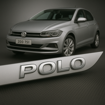 Frisos Laterais Volkswagen POLO 2017 a 2025 – Modelo Ponta Facão em Todas as Cores