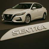 Frisos Laterais Nissan SENTRA 2017 a 2025 – Modelo Ponta Facão em Todas as Cores