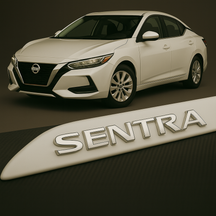 Frisos Laterais Nissan SENTRA 2017 a 2025 – Modelo Ponta Facão em Todas as Cores
