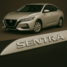 Frisos Laterais Nissan SENTRA 2017 a 2025 – Modelo Ponta Facão em Todas as Cores