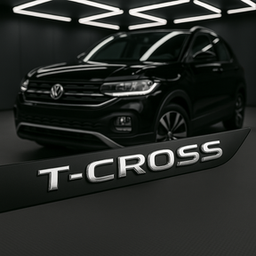 Frisos Laterais Volkswagen  T-CROSS 2019 a 2025 – Modelo Ponta Facão em Todas as Cores