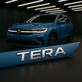 Frisos Laterais Volkswagen TERA 2025 – Modelo Ponta Facão em Todas as Cores