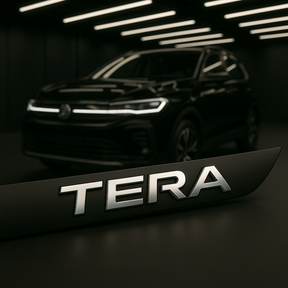 Frisos Laterais Volkswagen TERA 2025 – Modelo Ponta Facão em Todas as Cores