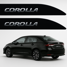 Frisos Laterais Toyota Corolla  2020 a 2025 – Modelo Ponta Facão em Todas as Cores