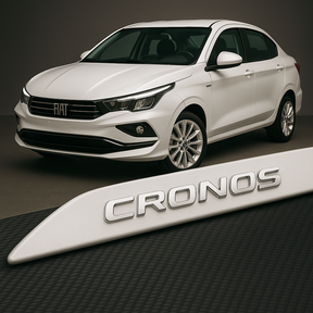 Frisos Laterais Fiat CRONOS 2018 a 2025 – Modelo Ponta Facão em Todas as Cores