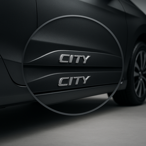 Frisos Laterais Honda City 2022 a 2025 – Modelo Ponta Facão em Todas as Cores