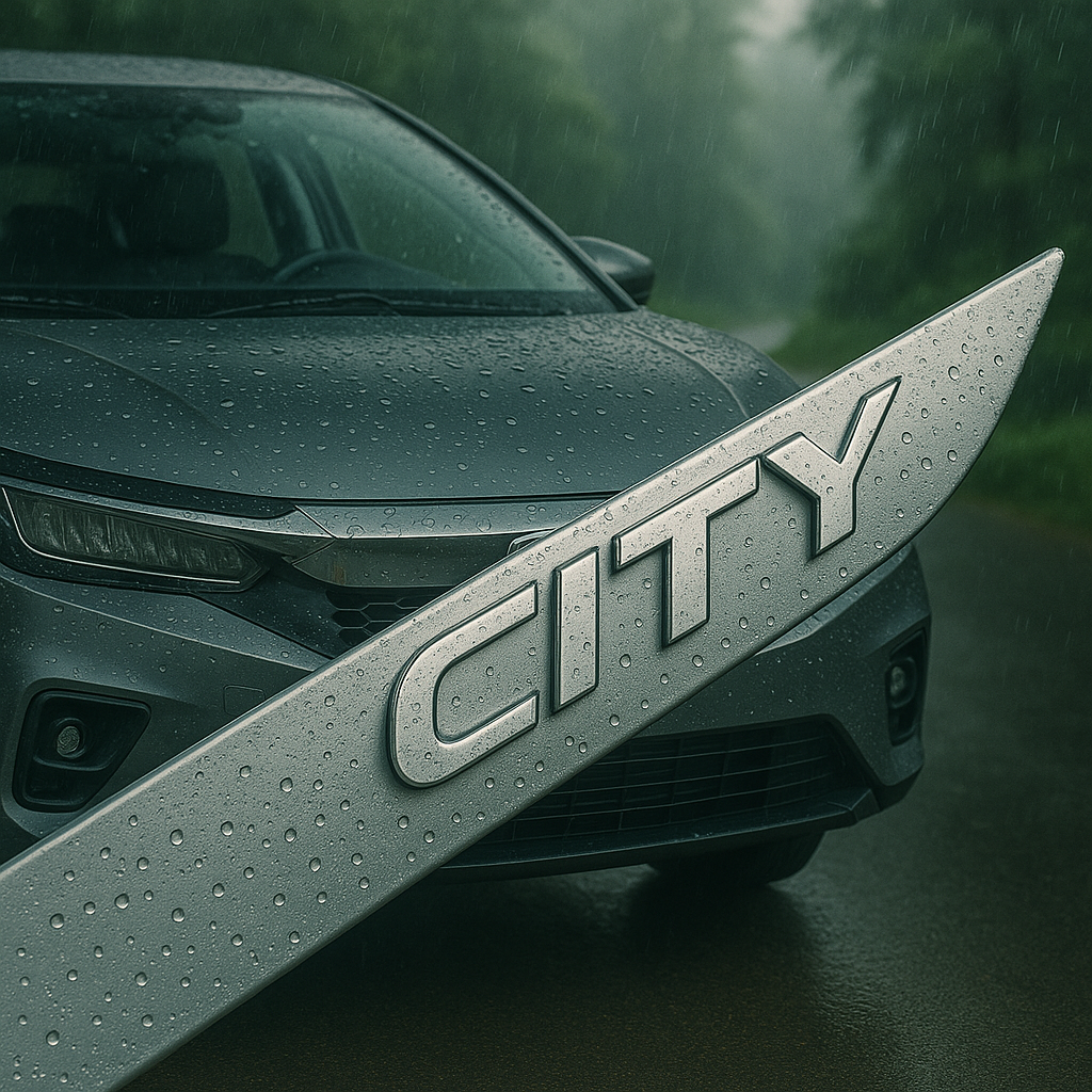 Friso Lateral -Honda CITY Prata Platinum ¨2022 a 2025¨ ( Ponta Facão )