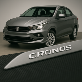 Frisos Laterais Fiat CRONOS 2018 a 2025 – Modelo Ponta Facão em Todas as Cores