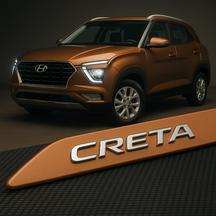 Frisos Laterais Hyundai CRETA 2017 a 2025 – Modelo Ponta Facão em Todas as Cores