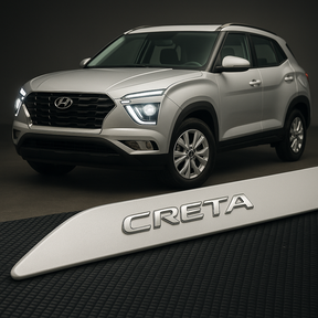 Frisos Laterais Hyundai CRETA 2017 a 2025 – Modelo Ponta Facão em Todas as Cores