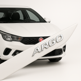 Friso Lateral -Fiat ARGO Branco Banchisa  ¨2017 a 2025¨. ( Ponta Facão )