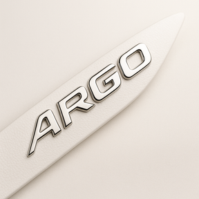 Friso Lateral -Fiat ARGO Branco Banchisa  ¨2017 a 2025¨. ( Ponta Facão )